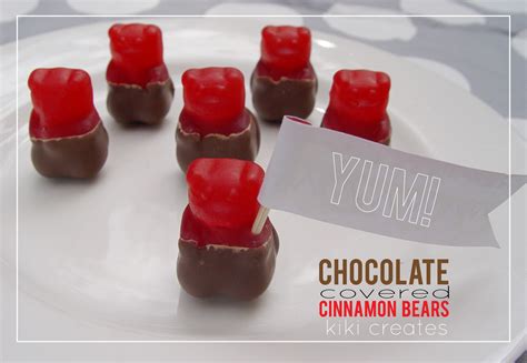 Chocolate Covered Cinnamon Bears {recipe} - Kiki & Company