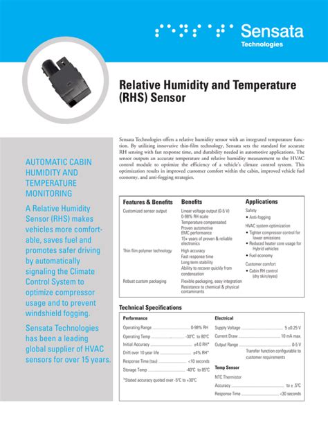 Image result for RHS Humidity Sensor