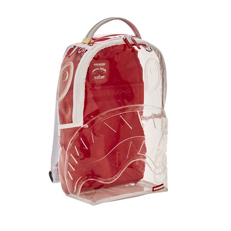 Clear sprayground backpack online