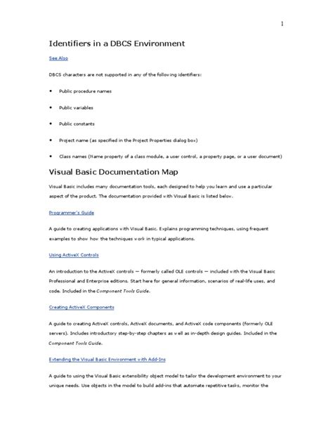 Image result for Visual Basic Documentation
