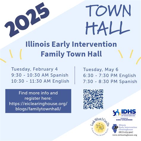 Early Intervention Town Hall Meeting for Families | Illinois Early ...