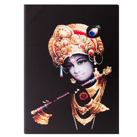 6MM MDF Lord Krishna Satin Matt Texture UV Art Painting - eCraftIndia ...