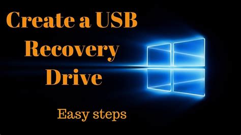 Create a Recovery Drive USB 的图像结果