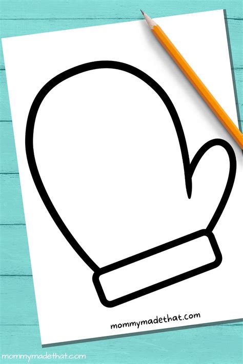 Image result for Paper Mitten Pattern