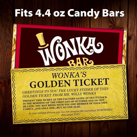 Willy Wonka Golden Ticket Free Printable | All FREE Printables