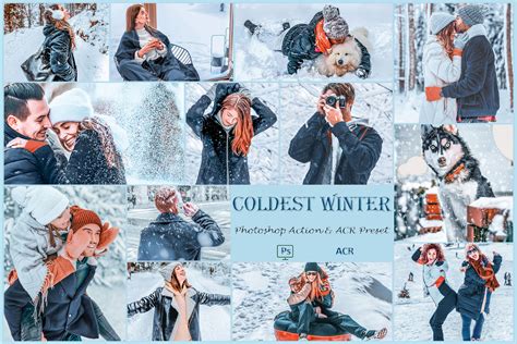 10 Coldest Winter Photoshop Actions And ACR Presets, Insta - FilterGrade