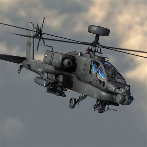 Ah64d Attack Helicopter