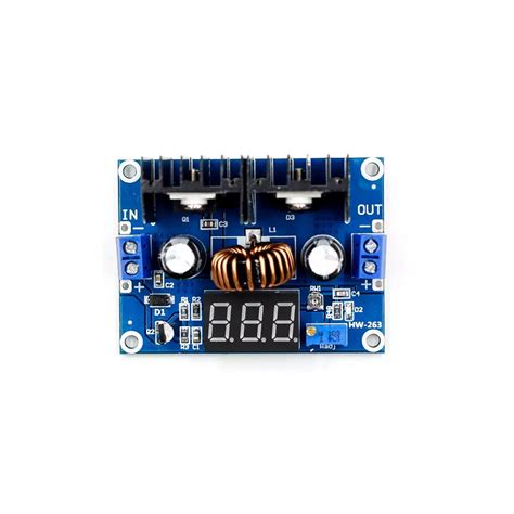 XH-M404 DC 4-40V 8A Voltage Regulator Module Digital PWM Adjustabl DC ...