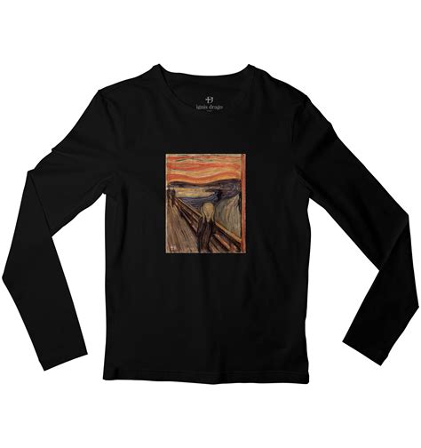 The Scream Full Sleeve Art T-shirt - Edvard Munch - World’s Best ...