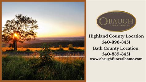 Obaugh Funeral Home | McDowell VA