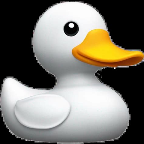 simple rubber duck from side view emoji | AI Emoji Generator