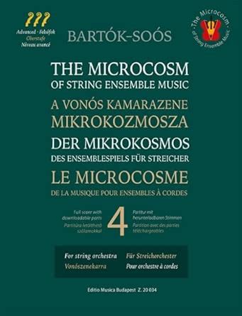 Buy The Microcosm of String Ensemble 4 - Three Violins and Cello Score ...