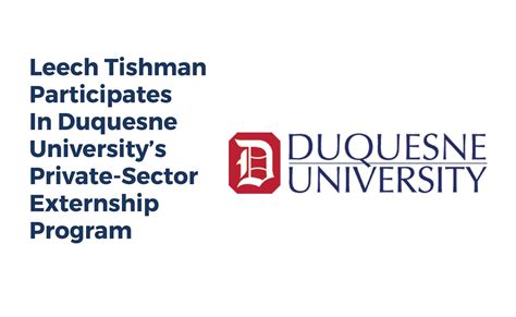 Business Law Firm Leech Tishman Participates In Duquesne University’s ...