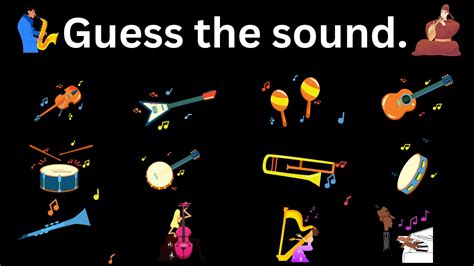 Musical Instruments Guessing Game. Guess the musical instrument by ...