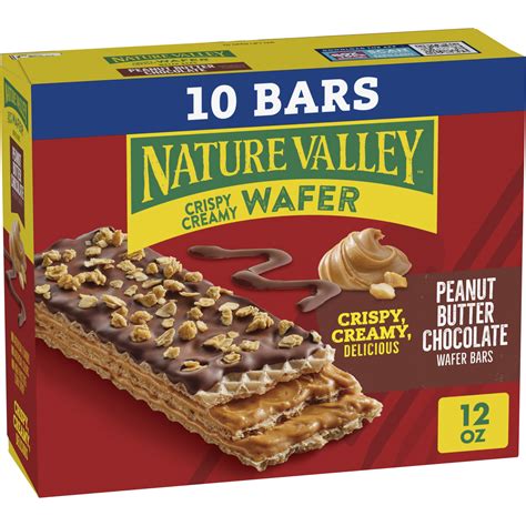 Amazon.com: Nature Valley Wafer Bars, Peanut Butter Chocolate Flavored ...
