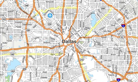 Map Of East Dallas Texas