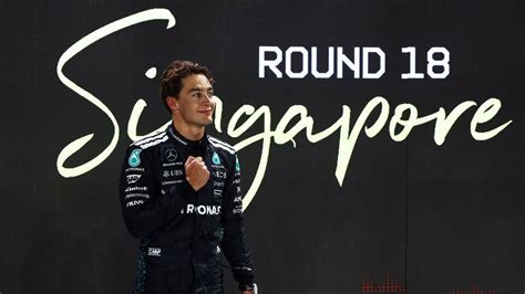 F1 qualifying: George Russell pips Max Verstappen to secure his first ...