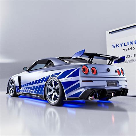 2023 Nissan Skyline GT-R Paul Walker Edition : r/fastandfurious