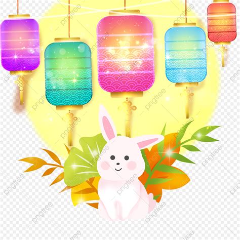 Tet Trung Thu PNG Transparent, Tet Trung Thu The Moon Rabbit And ...
