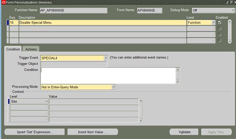 Image result for Oracle Forms Menu Design