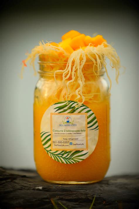 Mango Sea Moss Gel 16oz – Sea Moss Lyfe