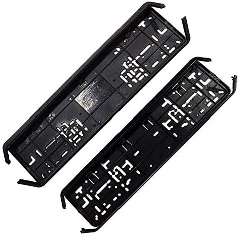 Yashinika Front and Rear Car Number Plates Frame Holder for Universal ...