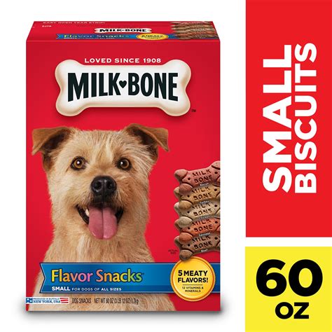 Milk-Bone Flavor Snacks Dog Biscuits, Small, Treats For Dogs Of All ...