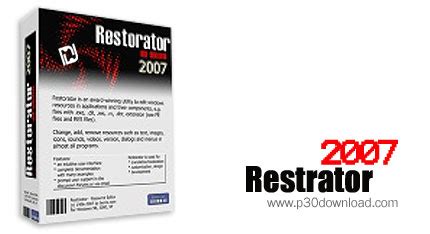 restorator 2007破解版[未加密]_restorator 2007 v3.7含注册码 - 66软件下载