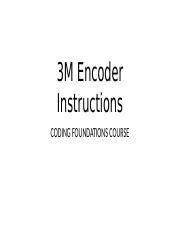 Image result for How to Use 3M Encoder