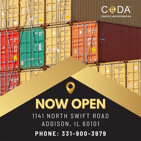 CODA Logistics and Distribution is excited to announce our newest ...