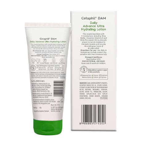DAM Daily Advance Ultra Hydrating Lotion | Cetaphil Lotion 30gm