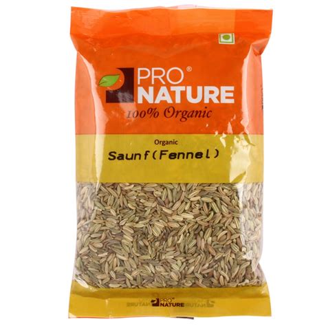 Pro Nature Organic Fennel - Saunf 100g Pack : Amazon.in: Grocery ...