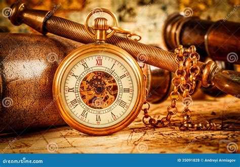 Vintage pocket watch stock photo. Image of nostalgia - 35091828