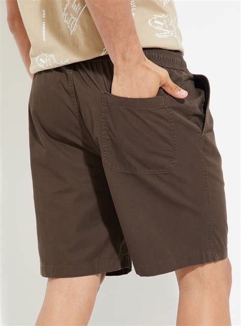 Buy URB_N Men Slim Fit Solid Shorts Online at just Rs. 599.0 ...