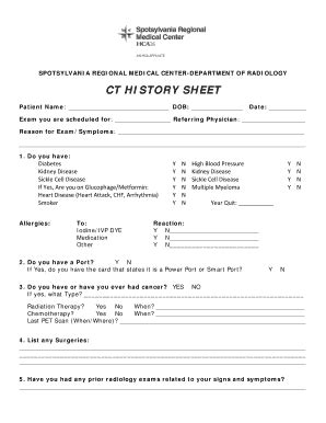 Fillable Online SPOTSYLVANIA REGIONAL MEDICAL CENTER-DEPARTMENT OF ...