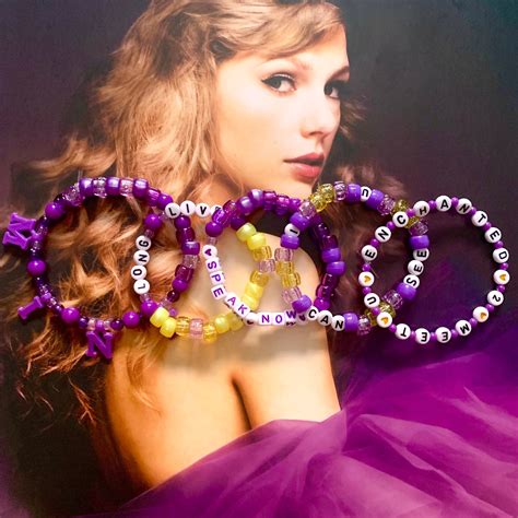 Create Your Own 10 Taylor Swift Friendship Bracelets Custom - Etsy