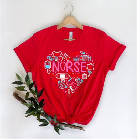 Love Nurse Shirt Nurse T-Shirt Nurse Tees Cute Nurse | Etsy