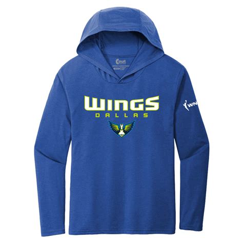Dallas Wings Logo Tri-Blend Hooded T-Shirt – Dallas Wings Shop by ...
