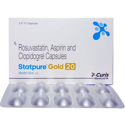 Statpure Gold 20 Capsule 10's Price, Uses, Side Effects, Composition ...