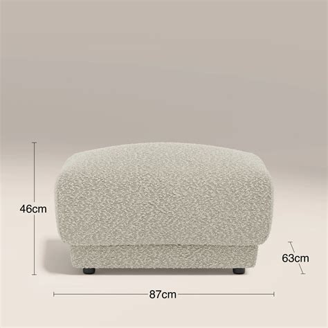 Cloud Footstool Speckled Stone – Nestroots