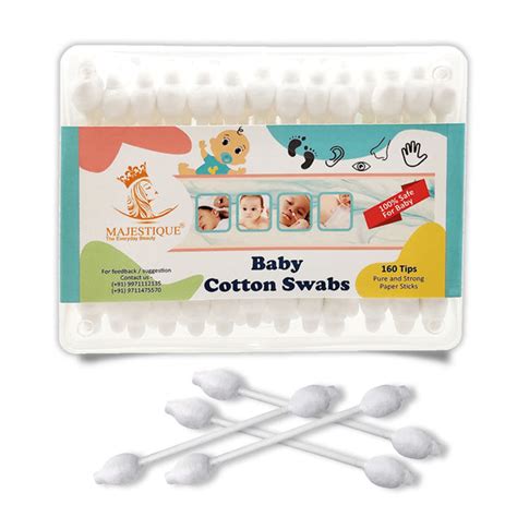Buy Baby Cotton Swabs (160 TIPS) - Majestique