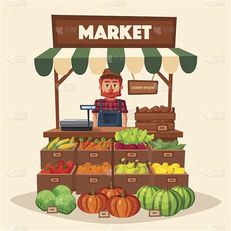 Market 卡通图 的图像结果