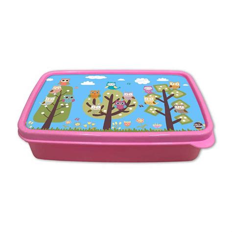 Plastic Tiffin Box for Kids Girls School Snack Containers – Nutcase