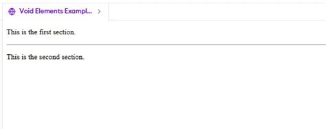 Image result for HTML Void Elements