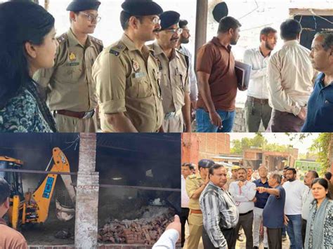 Etah News: जलेसर में अवैध शोरा फैक्ट्री पर चला बुलडोजर, गोदाम भी हुआ ...