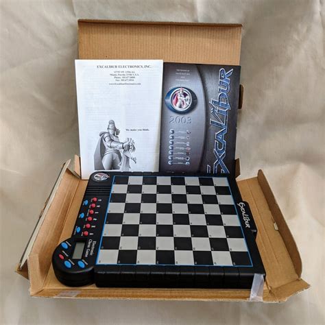 Excalibur DELUXE Electronic Chess Game Computer Chess Model 901E ...