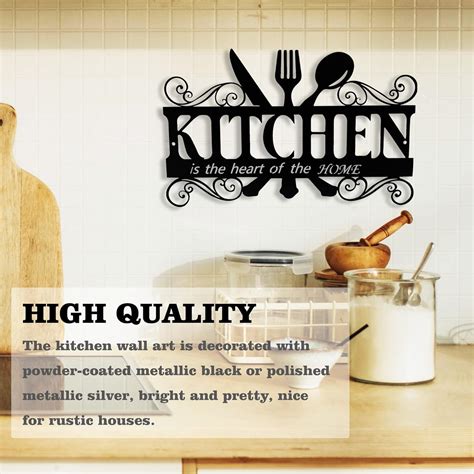 Buy Metal Kitchen Wall Decor, Kitchen Signs Decoraions For Wall, Rustic ...