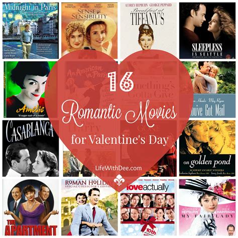 Romantic Movies to Watch on Valentine's Day - Life with Dee