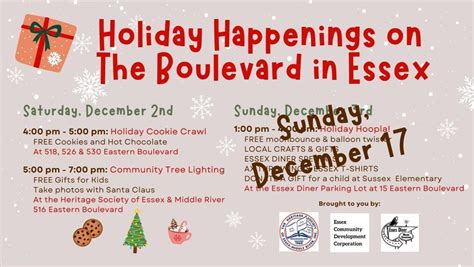 Holiday Happenings on The Boulevard in Essex, Heritage Society of Essex ...