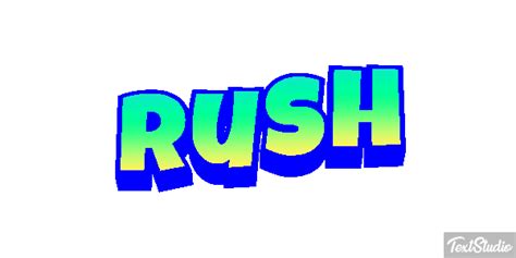 Rush Movie Animated GIF Logo Designs